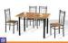 Particle Board Top Dining Table and Chairs Set for Restaurant / Home Indoor Outdoor Furniture