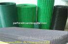 Low Carbon Steel Architectural Woven Metal Mesh / PVC Coated Welded Wire Mesh