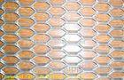 Diamond Mild Steel Expanded Metal Mesh For Ceiling / Wall Decoration