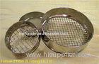 Professional BrassWoven Wire 100 Mesh Sieve / Particle Size Analysis Sieve