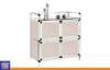 Partic Board Stick Color Paper Aluminum Storage Cabinets with 4 Drawers Unit 64 x 43 x 79 cm