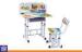 Wood Kids Tables and Chairs for Studying with PE Caoted Iron Tube and PB Board