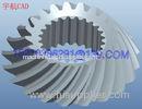 Casting Steel Segment Straight Bevel Gear Wheel For Chemical Industrial / Mechanical