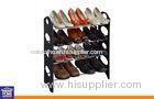 Amazing PE Coated Tube Plastic Shoe Storage Racks Shelves Easy Assembly