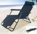 Outdoor Furniture Portable Folding Dual Purpose Beach Chair with Handler Armrest and Pillow