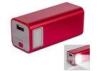 Mini LED Recharge Power Bank Device for Mobile Red 10000mAh Power Charger