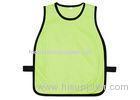 Blue / Yellow Blank Soccer Training Vest Customized Logo Advertisement OEM