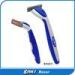 Home use stainless steel three blade system razor with changeable blade head