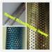 Colorful Decorative Painting Punching Perforated Metal Tube With Straight Weld