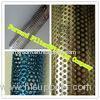 Colorful Decorative Painting Punching Perforated Metal Tube With Straight Weld