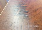 Hand scraped Maple Wood Laminate Flooring Glueless with Click Staining Wood Floors