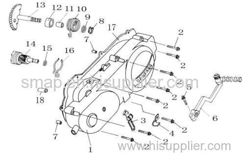 FIGURE 12 L CRANKCASE COVER COMP.