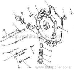 FIGURE 4 R CRANKCASE COVER COMP