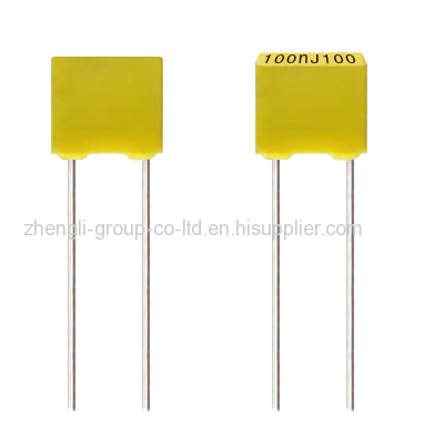 box-type metallized polyester film stacked capacitor