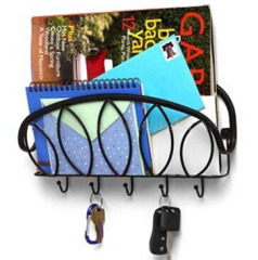 metal hook with magazine rack for Wall Decorate