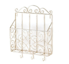 Magazine rack with hanger for wall decorate
