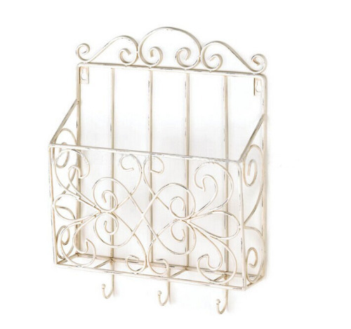 Magazine rack with hanger