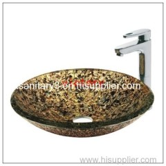 bathroom furniture glass sink