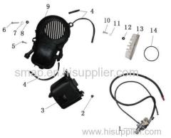 FIGURE 3 OIL PUMP & AIR COOLING SYSTEM