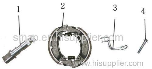 FIGURE 9 REAR BRAKE PARTS