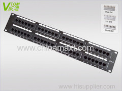 UTP CAT6 48Port Patch Panel High Quality Manufacture