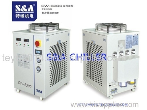 S&A water chiller with dual-circuit refrigeration system