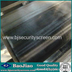 Epoxy Coated Wire Mesh Material Aluminum/Black Wire Cloth