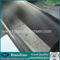 Epoxy Coated Wire Mesh Material Aluminum/Black Wire Cloth