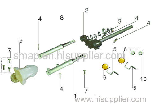 FIGURE 4 STEERING STEM/STEEL BEARINGS