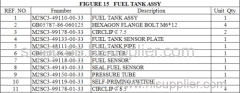 FIGURE 15 FUEL TANK ASSY