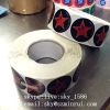 Minrui Customized Printing Self Adhesive Vinyl Rolls Round Colorful Paper Labels Sticker