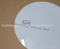 10MM white round tempered glass as coffee table top