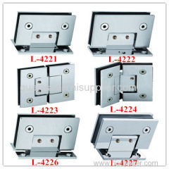 Brass Shower Hinges / Glass Door Hinges (Adjustable)