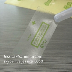 Simple Design Waterproof Transparent Adhesive Custom Logo Clear Vinyl Sticker Transparent Static Car Window Sticker