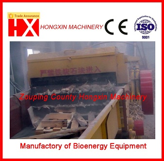 Nail wood pallet crusher machine