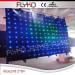 led panel light christmas lights rgb stage curtain/ fireproof led video curtain