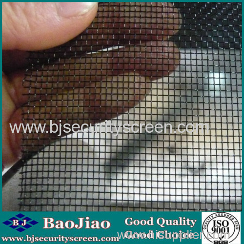 18X18Mesh Epoxy Coated Wire Mesh / 18mesh-0.07mm wire diameter-Black Coated Steel-Woven Wire Mesh