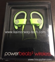 Beats by Dre Powerbeats2 In-Ear Bluetooth Wireless Sport Earclips Headphones Green