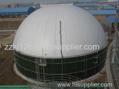 Anaerobic digestion storage tanks