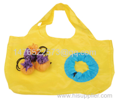 foldable shopping bag with flower pouch
