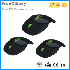 slip cover design OEM LOGO printing mini notebook optical mouse