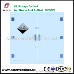 SAFOO corrosive chemicals storage cabinet pp material