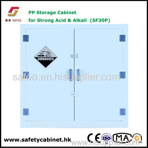 SAFOO corrosive chemicals storage cabinet pp material