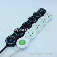 Pivoting power quirky usb power strip roating extension sockets 360degree flexiable sockets