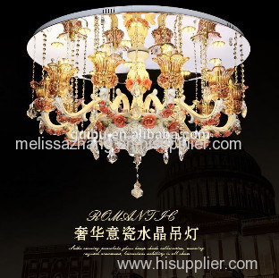 2015 Hot Deft Design Luxury Crystal Chandelier Modern In Italian