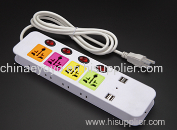Universal classical 3way/4way/5way popular cute extension power strips 