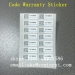 Tamper proof Security Barcode Labels