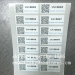 Tamper proof Security Barcode Labels