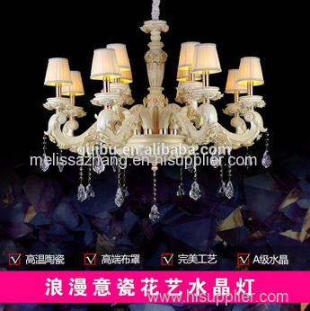 Large Crystal Hotel Chandeliers Decoration Lighting