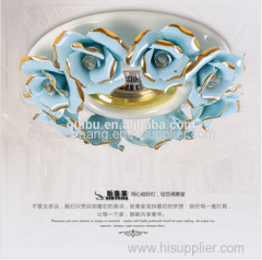 Luxury Rose retro ceramic lamp color optional downlights led downlight spotlights downlight 5W